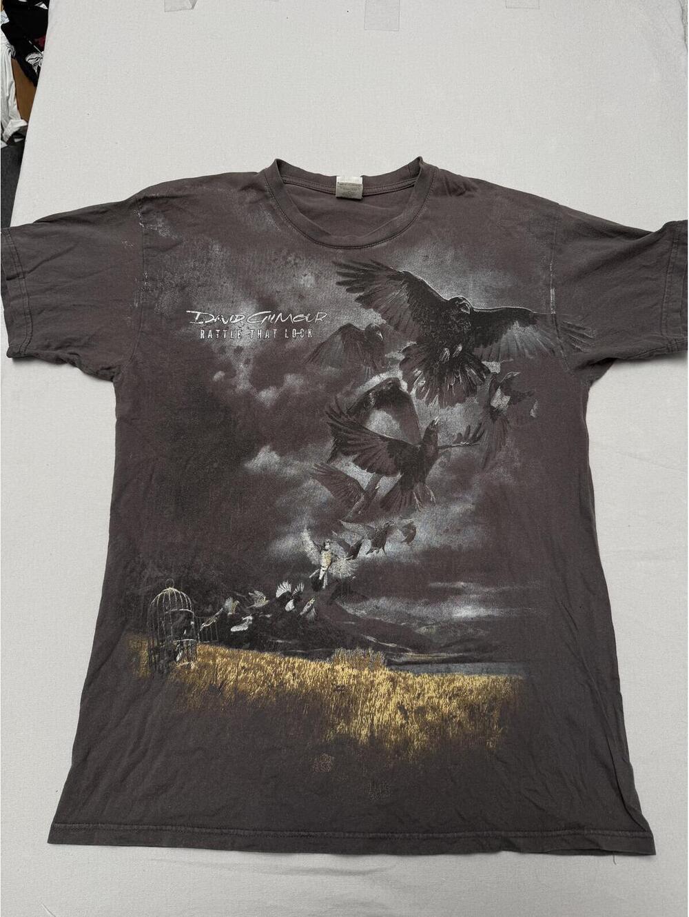 David Gilmour T-shirt Album Rattle That Lock Pink Floyd - L